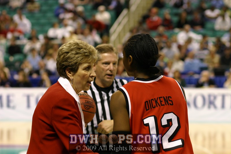 Kay Yow coaching in the 2006 ACC Tournament