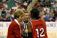 Kay Yow coaching in the 2006 ACC Tournament -  - 