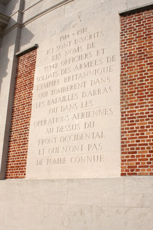 Monuments at Faubourg-D'Amiens Cemetery, Arras, France