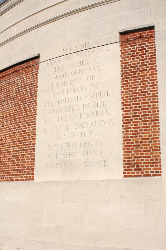 Monuments at Faubourg-D'Amiens Cemetery, Arras, France