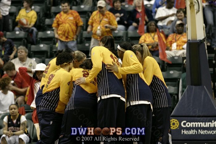 Fever pregame huddle