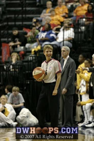 WNBA official Laura Morris