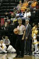  - WNBA official Laura Morris